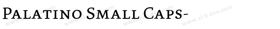 Palatino Small Caps字体转换